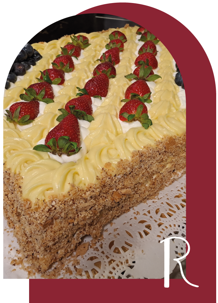 Torta nuziale fatta in casa per evento speciale